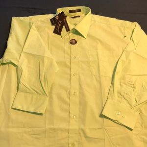 St Patrick L/S button down dress shirt XXl NWT